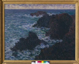 Os rochedos de Belle-Île; a costa selvagem